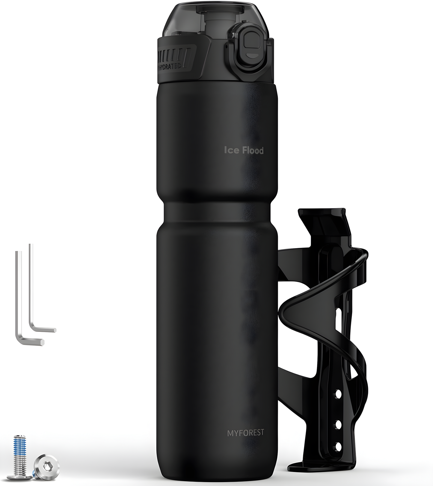 MYFOREST Steel Bike Bottle 24oz 700ml Combo Set