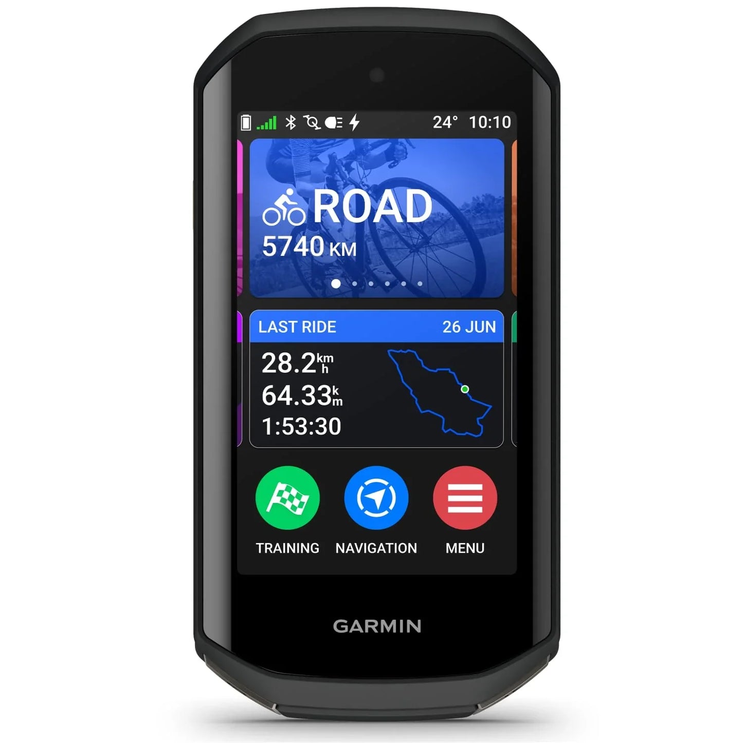 Garmin Edge 1050 Premium Cycling Computer, Vivid Color Touchscreen Display, Built-in Speaker, Advanced Training with Power Bank Bundle