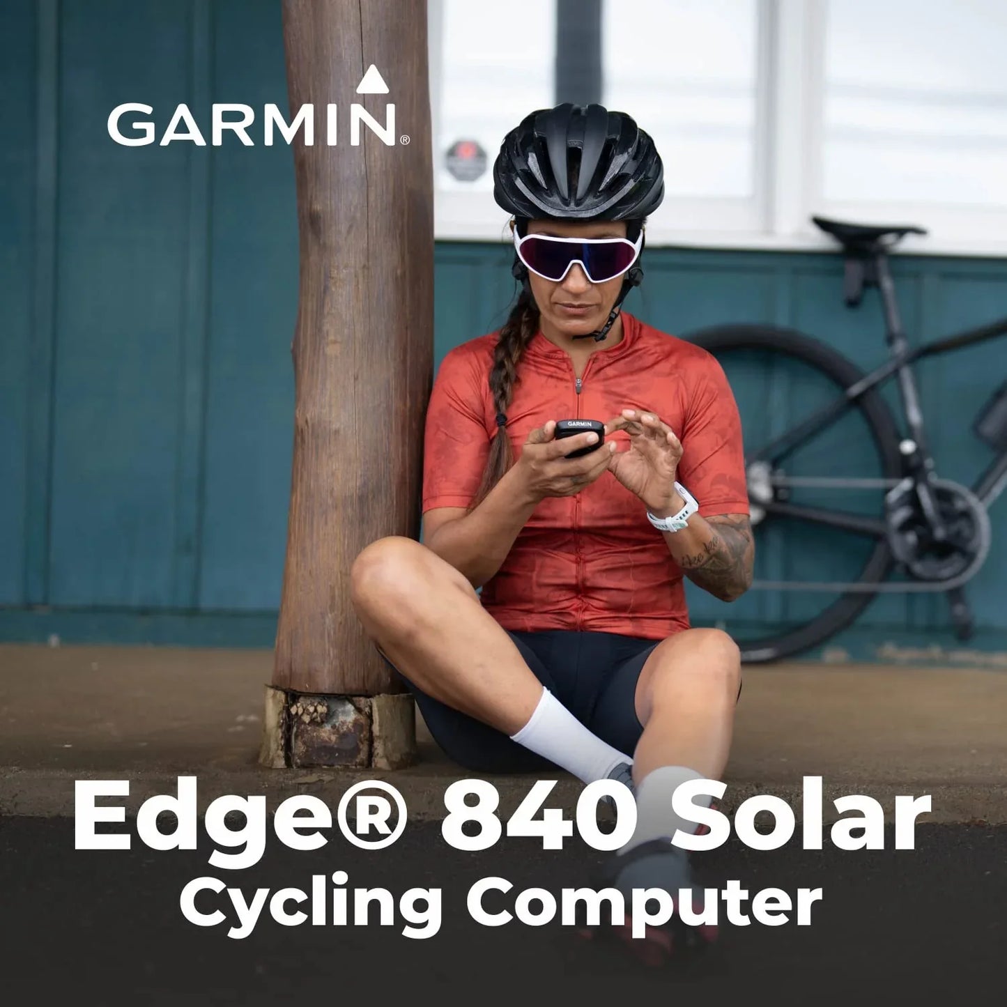 Garmin Edge 840 Solar GPS Cycling Computer, Touchscreen, Button Controls, Advanced Navigation with E-Bank Bundle