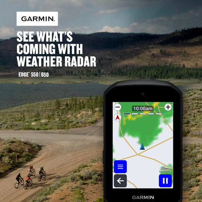 Garmin Edge 550, Compact GPS Cycling Computer, Vivid Color Display, Bike-Specific Mapping, Advanced Training and Performance Insights Bundle